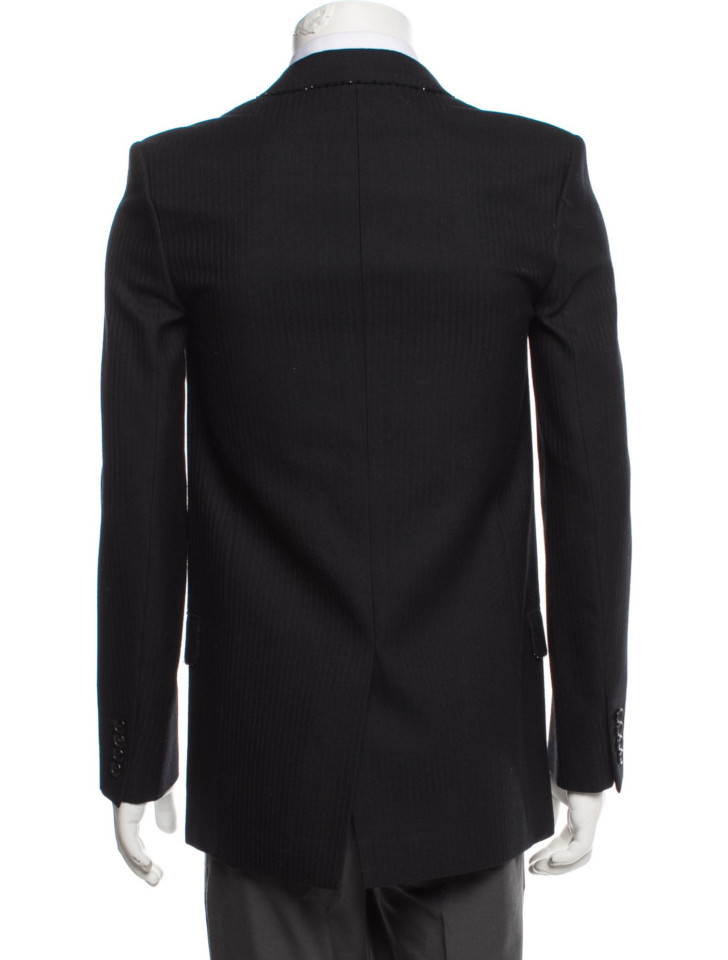 Saint Laurent 2019 Crystal Accent Stripe Suit w/ Tags